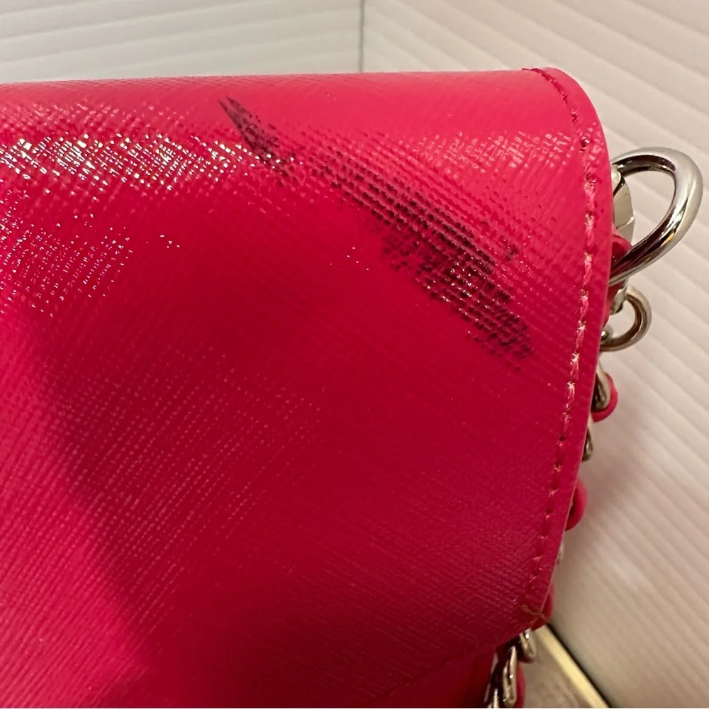 Hot Pink Lancaster Long Shoulder Purse